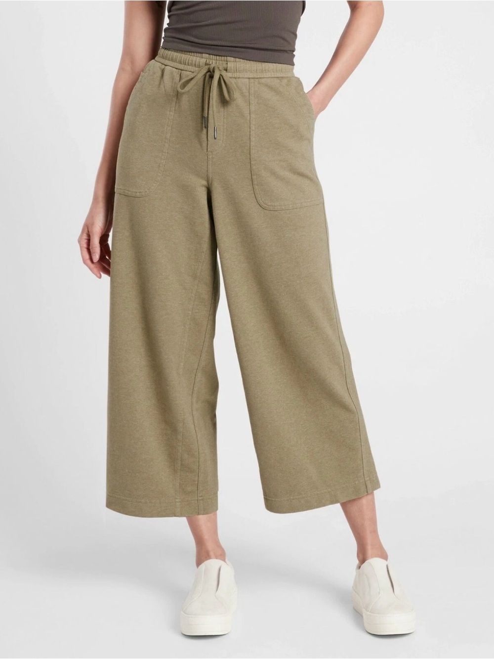Athleta Farallon Heathered Wide Crop - 2P
